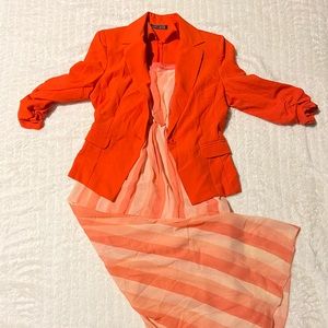 Burnt orange blazer